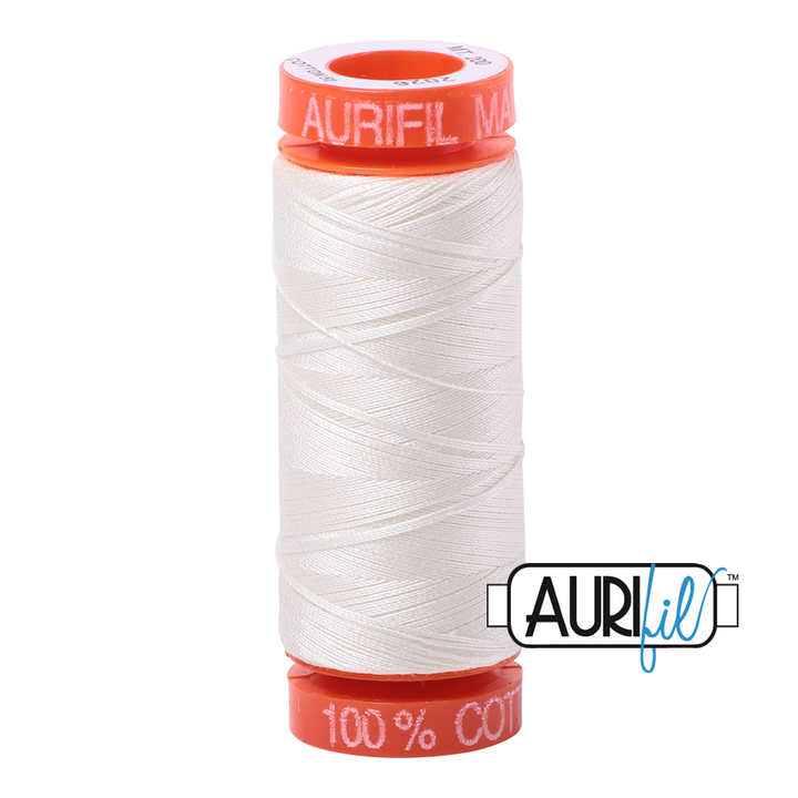 #2026 Chalk Aurifil Cotton Thread