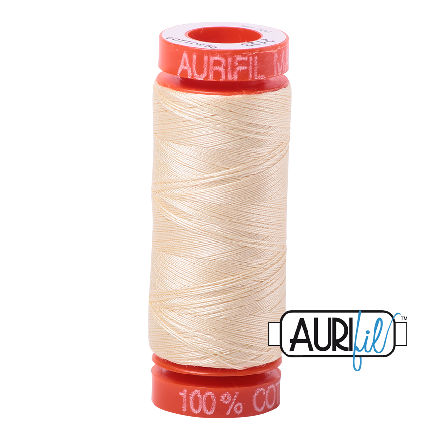 #2123 Butter Aurifil Cotton Thread