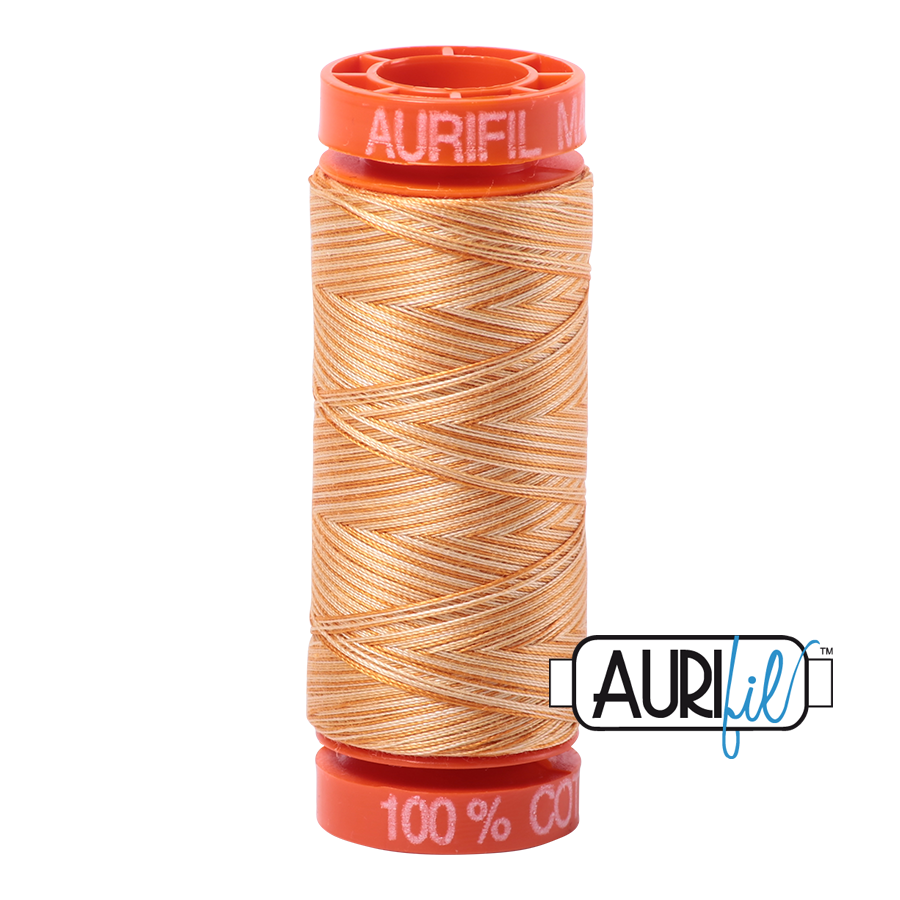 #4150 Creme Brulee Variegated Aurifil Cotton Thread