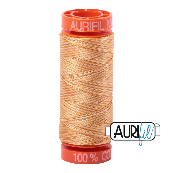 #4150 Creme Brulee Variegated Aurifil Cotton Thread