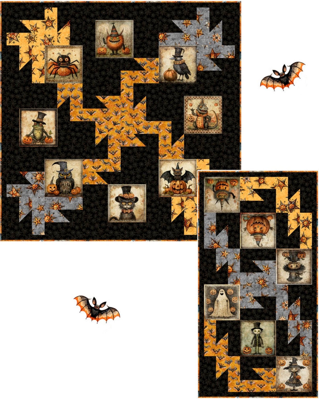 Caught in a Web - Wall Quilt & Runner Pattern