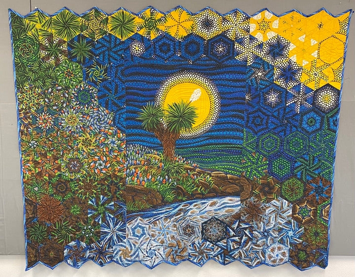 Kit 1167 - Dreamscapes Midnight One-Block Wonder Panel Quilt Kit