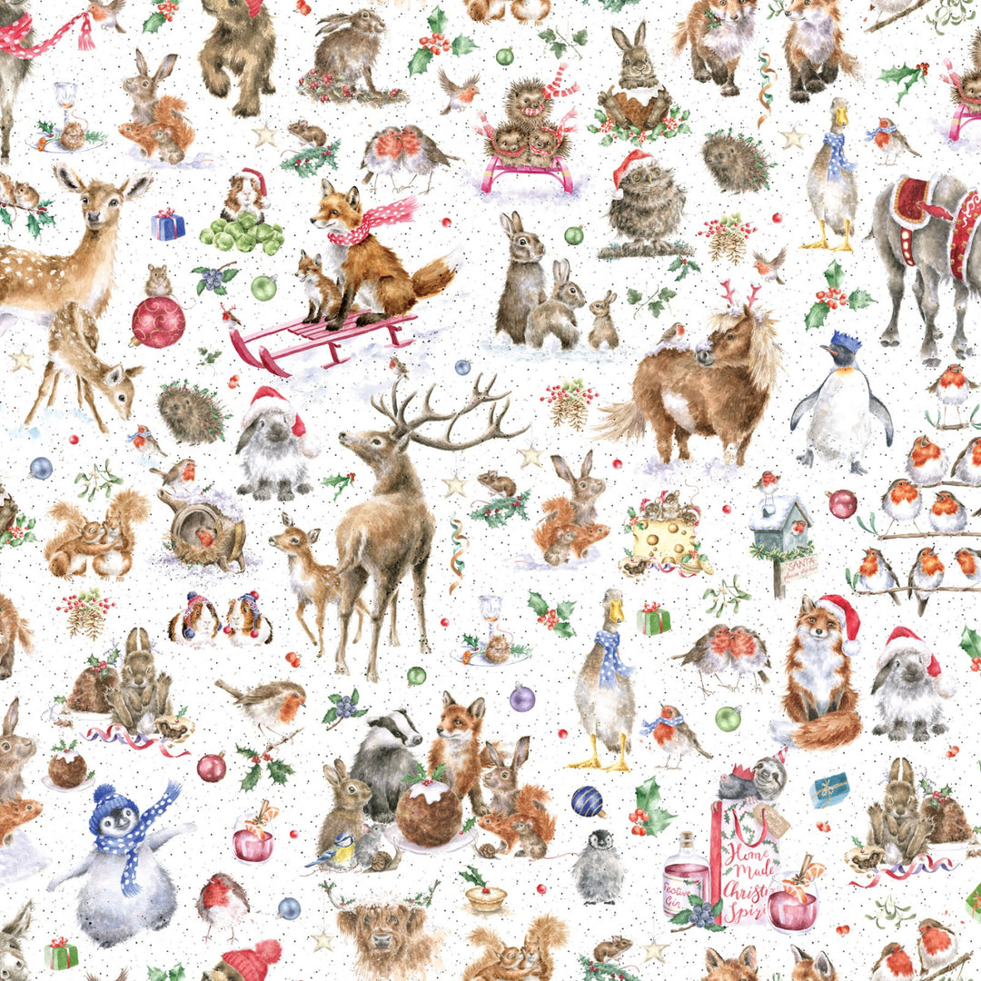 One Snowy Day - Managerie Minky- MASD10382-W