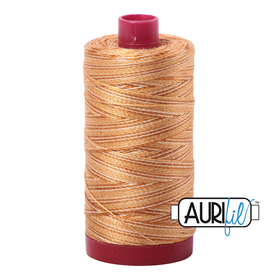 #4150 Creme Brulee Variegated Aurifil Cotton Thread