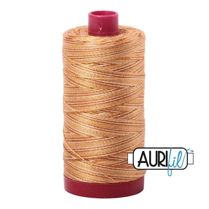 #4150 Creme Brulee Variegated Aurifil Cotton Thread