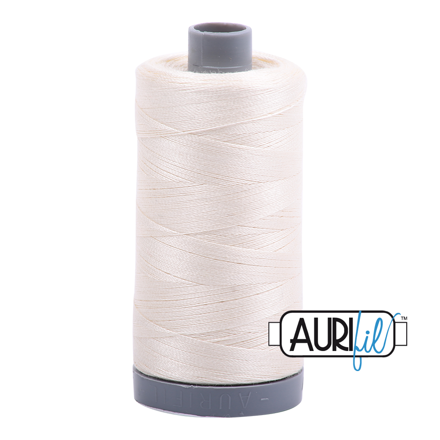 #2026 Chalk Aurifil Cotton Thread