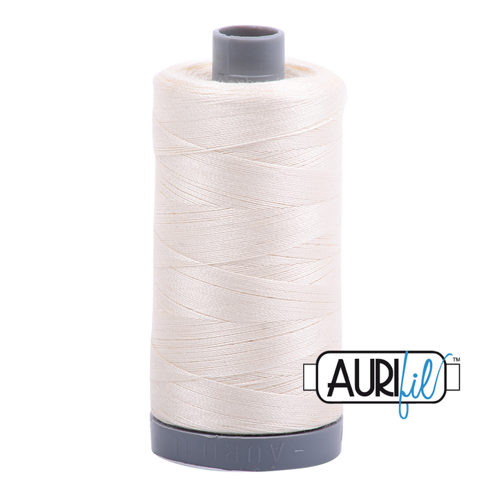 #2026 Chalk Aurifil Cotton Thread