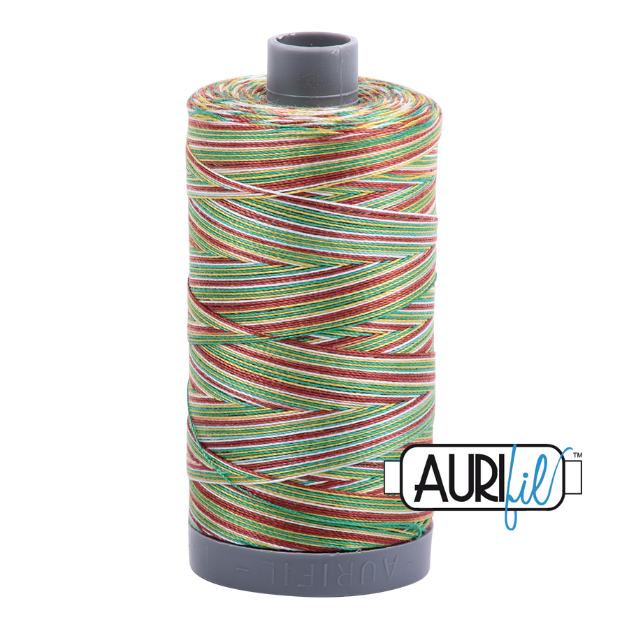 #4650 Leaves Variegated Aurifil Cotton Thread