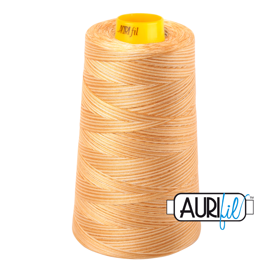 #4150 Creme Brulee Variegated Aurifil Cotton Thread