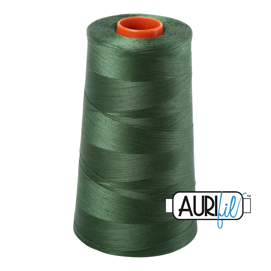 #2890 Very Dark Grass Green Aurifil Cotton Thread