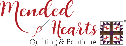 Mended Hearts Quilting & Boutique logo