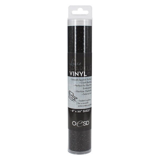Luxe Sparkle Vinyl - Black