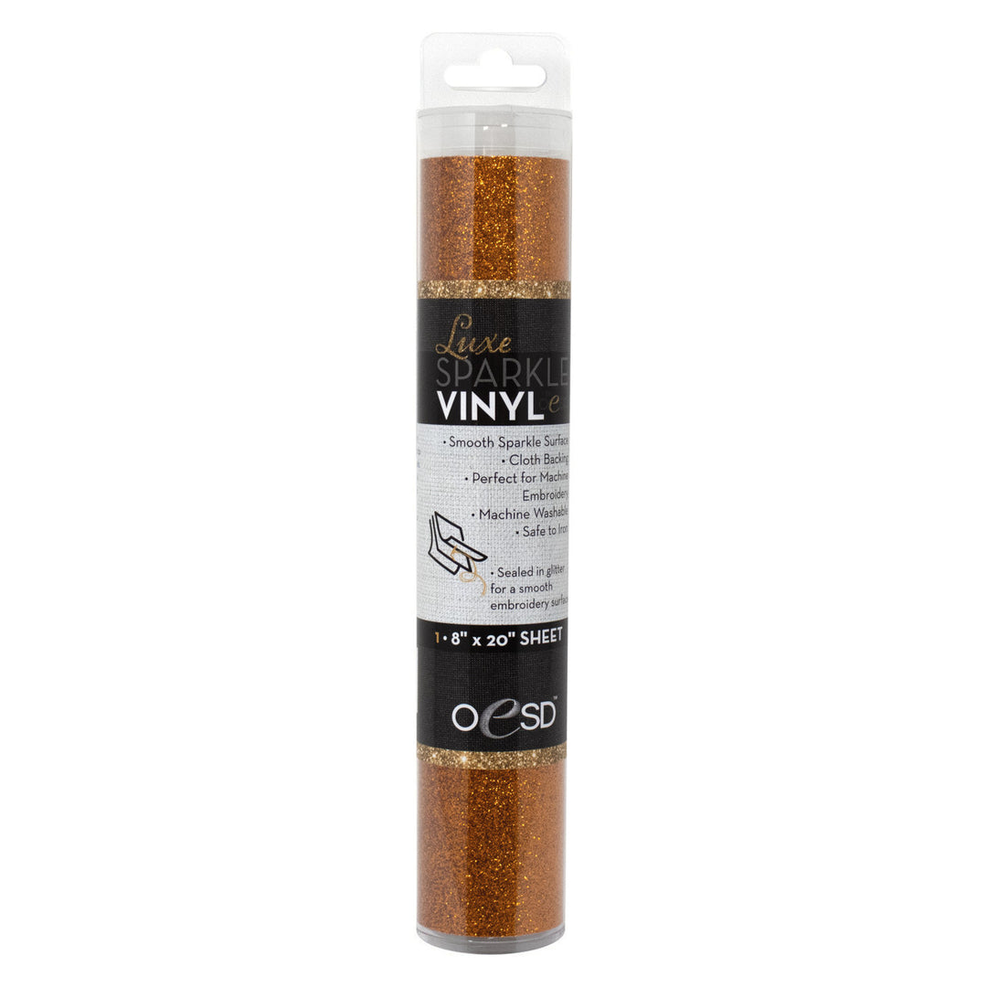 Luxe Sparkle Vinyl - Orange