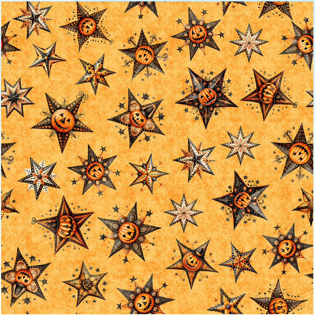Jeepers Creepers - Stars, Orange - 31012-O