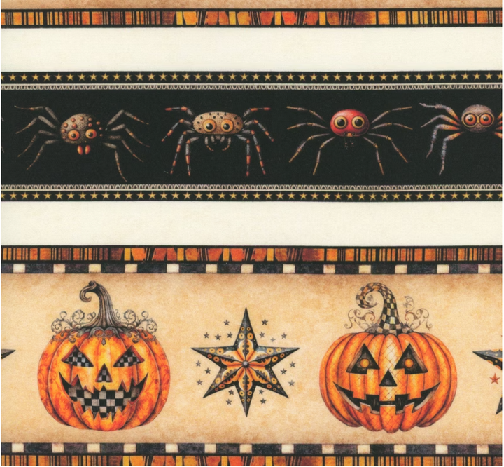 Jeepers Creepers - Halloween Border Stripe, Multi - 31013-X
