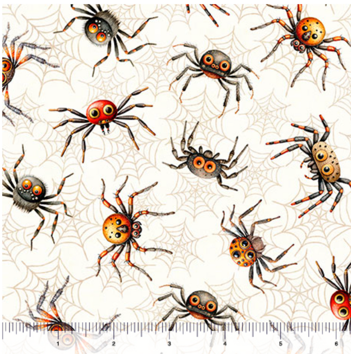 Jeepers Creepers - Spiders, Cream - 31015-E