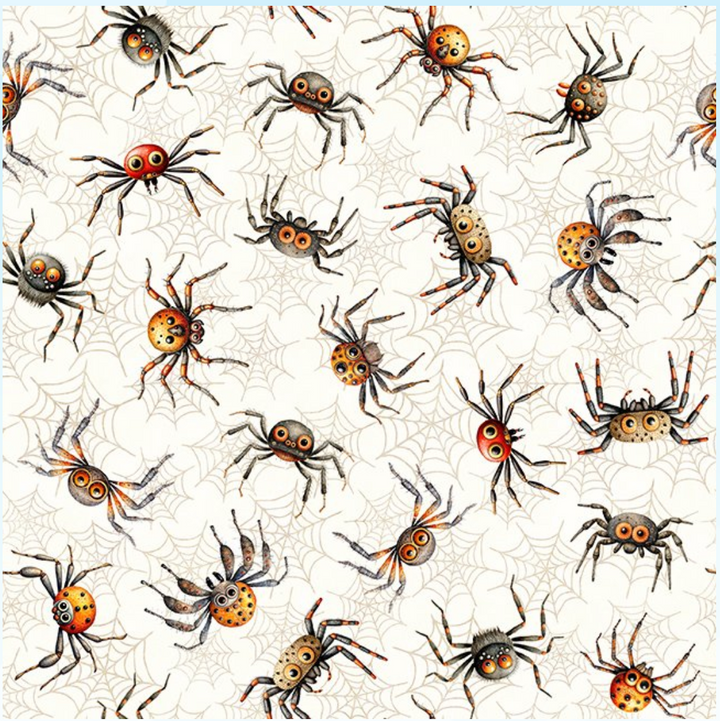 Jeepers Creepers - Spiders, Cream - 31015-E