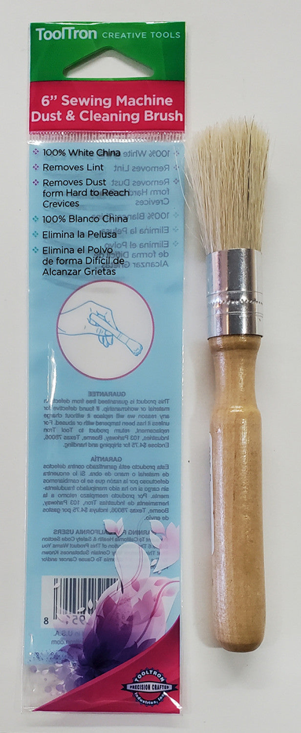 Sewing Machine Dust and Cleaning Brush - 6"