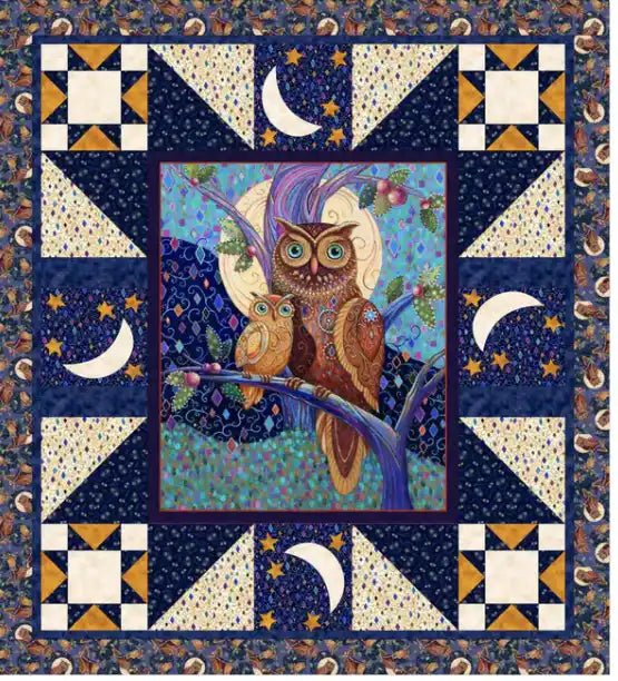 Hoot at the Moon - Quilt Pattern