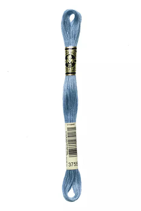 DMC 6 Strand Embroidery Floss - 3755 Pastel Blue