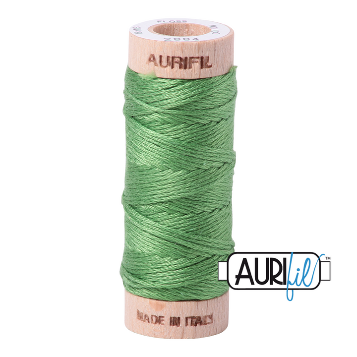 #2884 Green Yellow Aurifil Cotton Thread