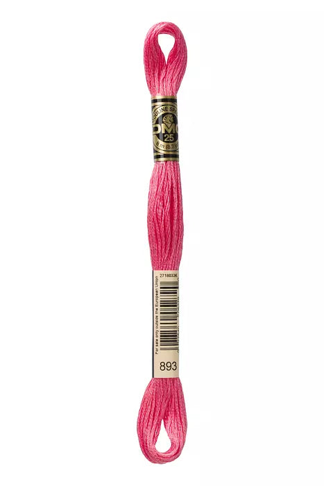 DMC 6 Strand Embroidery Floss - 893 Dahlia