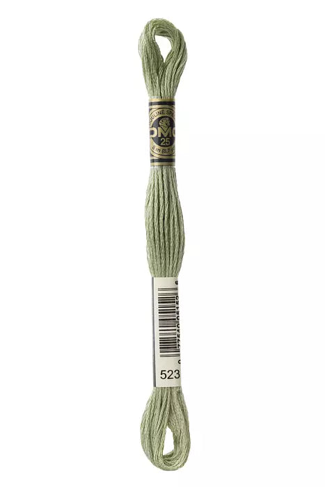 DMC 6 Strand Embroidery Floss - 523 Green Ash