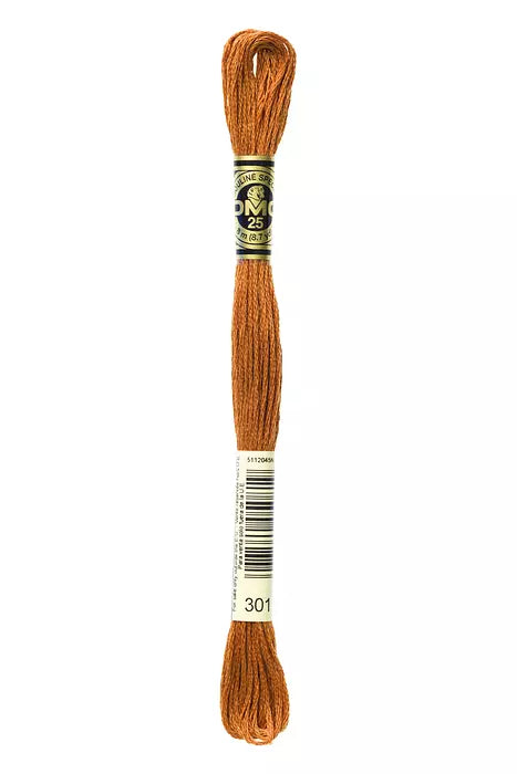 DMC 6 Strand Embroidery Floss - 301 Metallic Squirrel