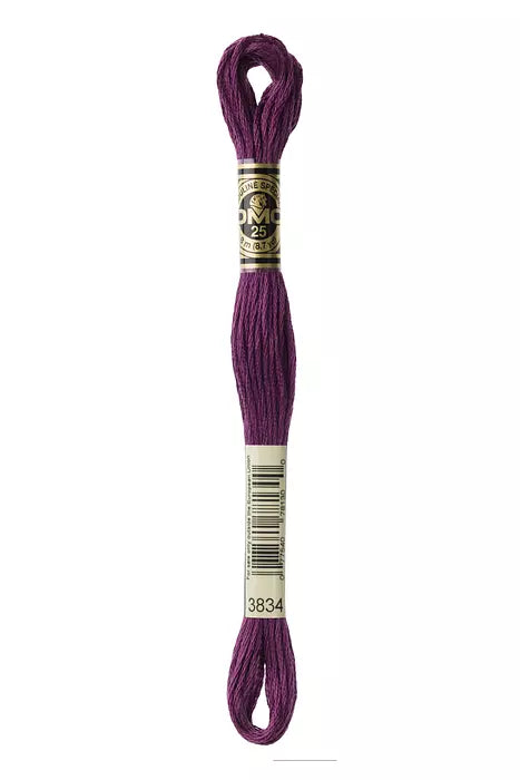 DMC 6 Strand Embroidery Floss - 3834 Red Grape