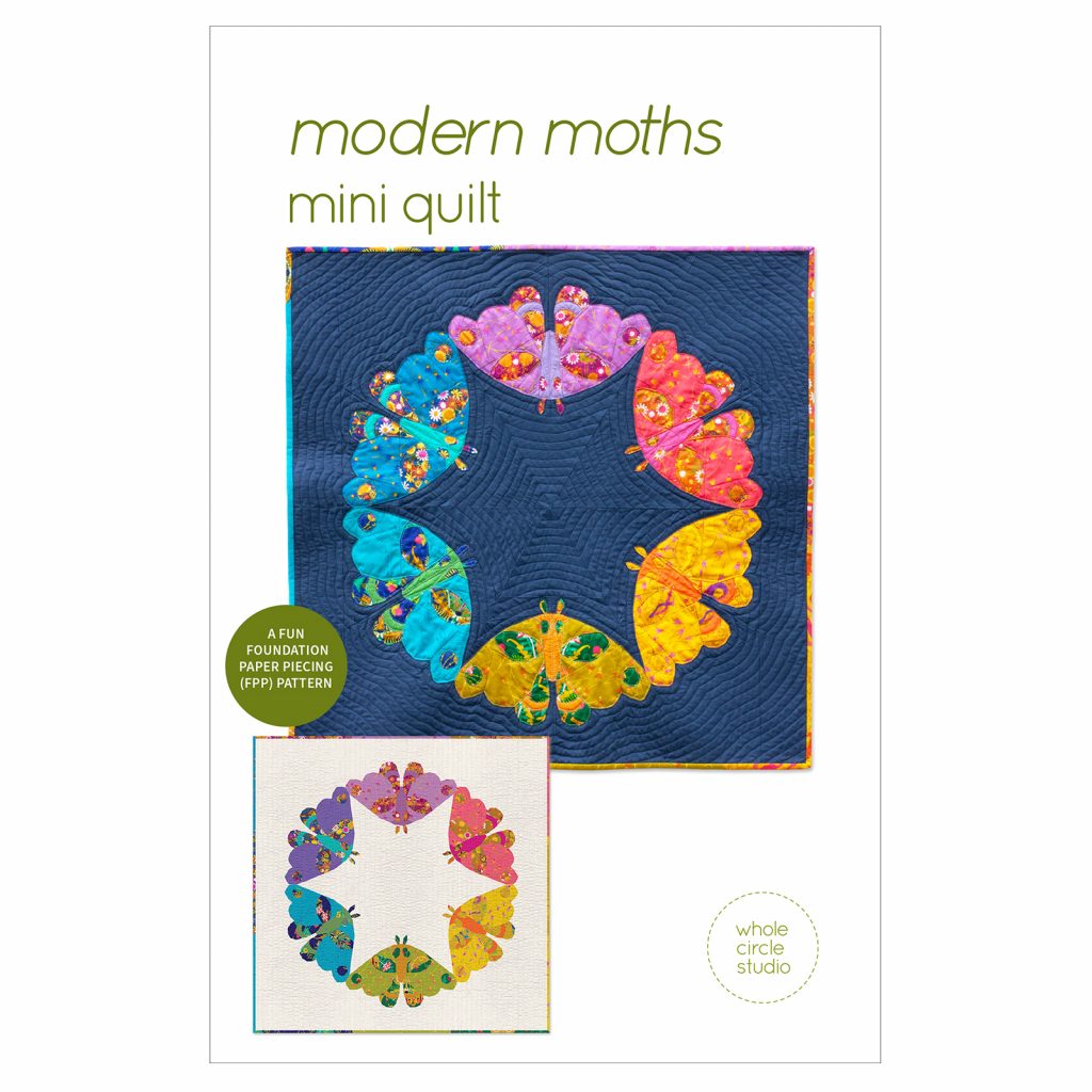 Modern Moths Mini Quilt Pattern Mended Hearts Quilting & Boutique
