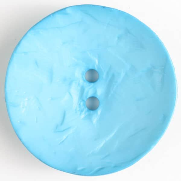 Dill Button 60mm Round Turquoise - 410159