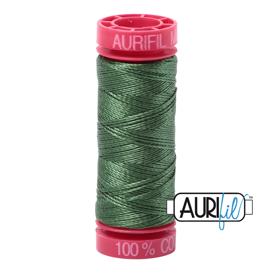 #2890 Very Dark Grass Green Aurifil Cotton Thread