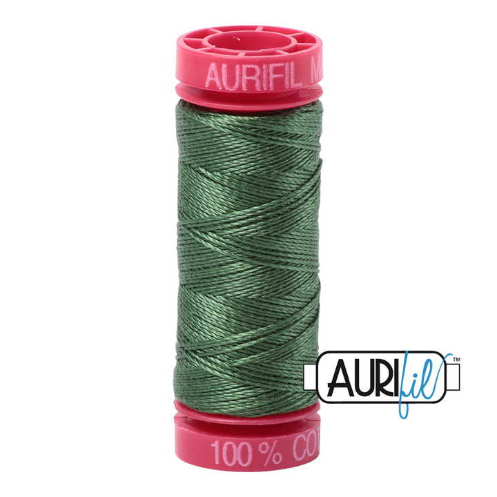#2890 Very Dark Grass Green Aurifil Cotton Thread