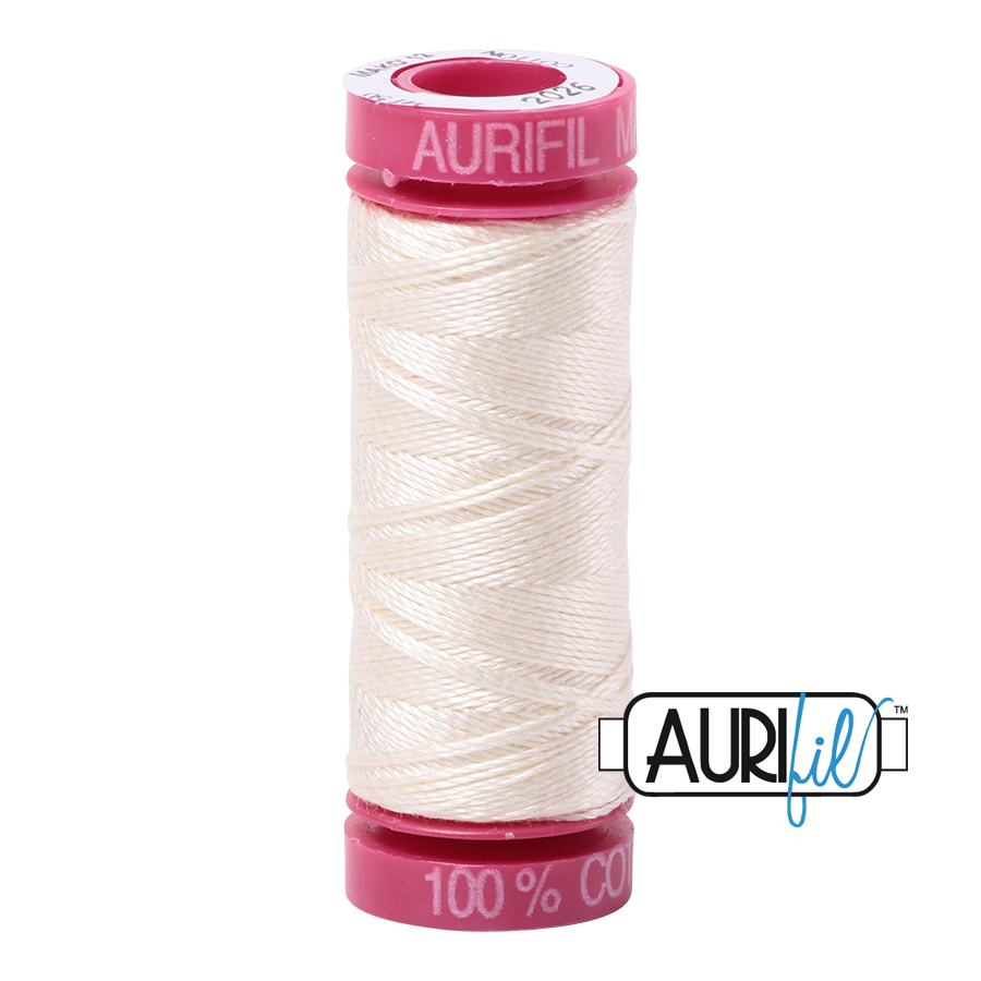 #2026 Chalk Aurifil Cotton Thread