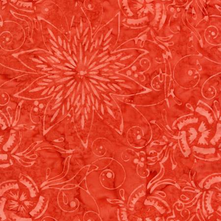 Poppy Midnight Florals Batik