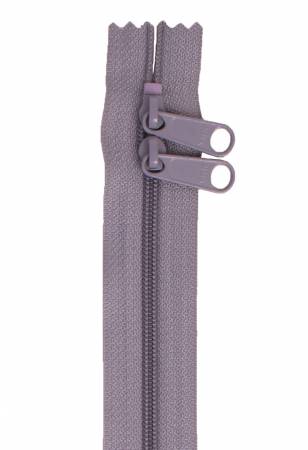 Handbag Zipper 30" Double Slide - Gunmetal Gray