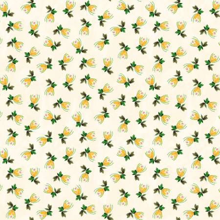 Be the Light - Light Yellow Whimsical Floral