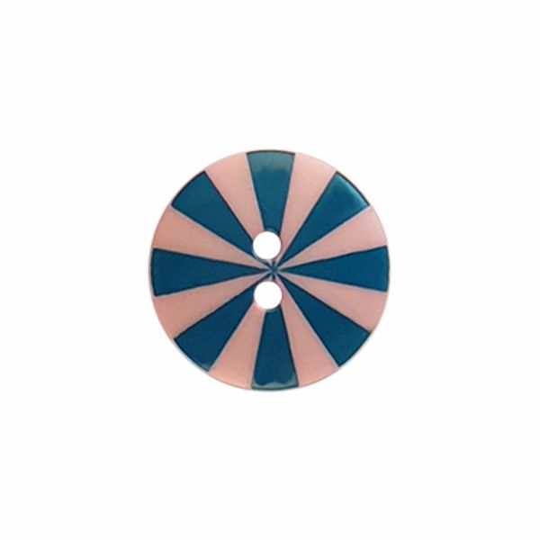 Kaffe Fassett Button 20mm Radiate Pink/Blue