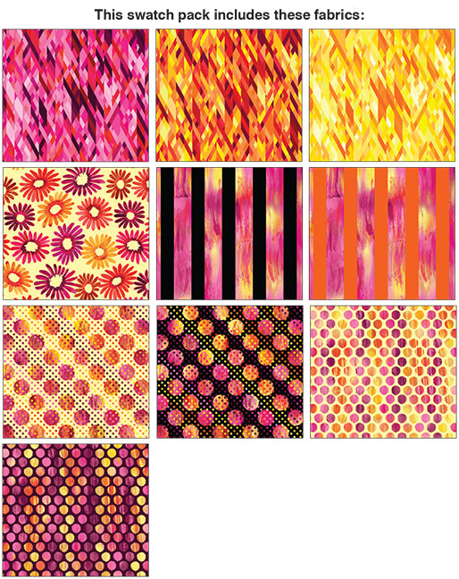 Sunburst Pink Strip-Pies