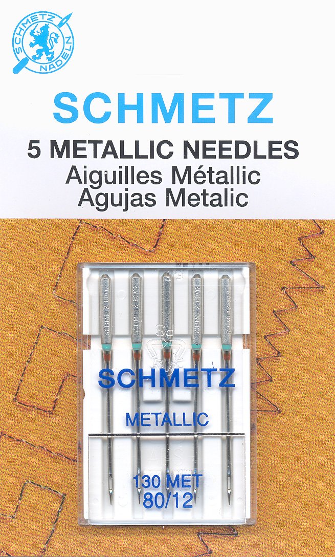 Schmetz Metallic 5pk 80/12