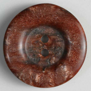 Dill Button 34mm Round Rose/Grey