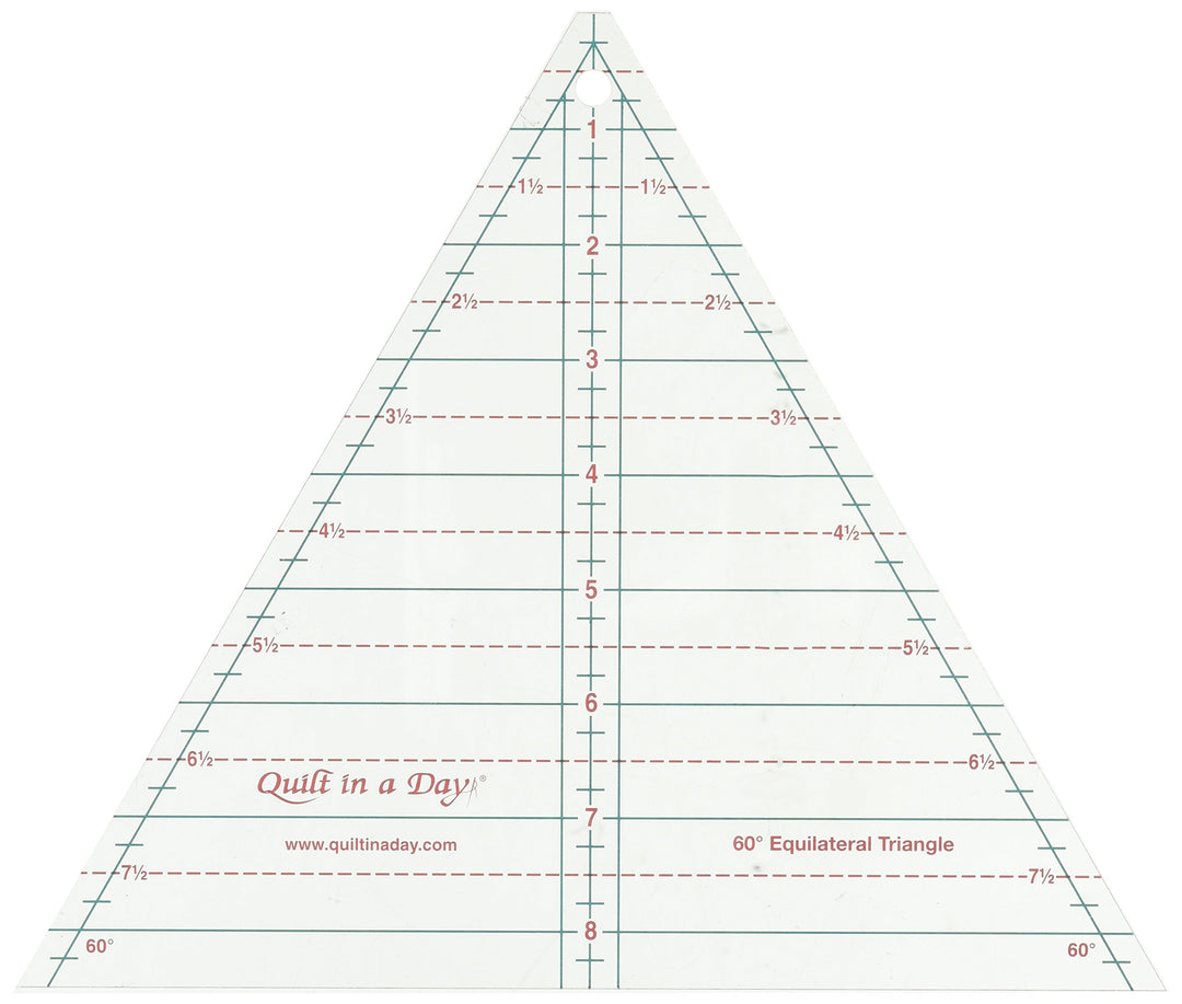 60 Degree 8.5in Triangle Ruler