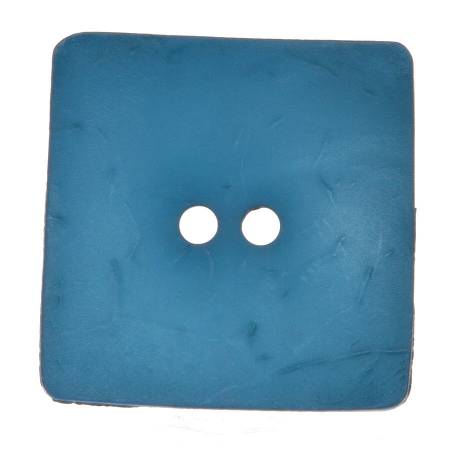 Dill Button 60mm Square Dark Aqua