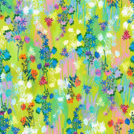 Bright Side - Lime Floral