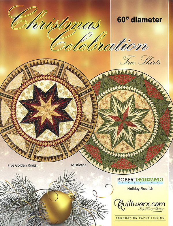 Christmas Celebration Tree Skirt Quiltworx