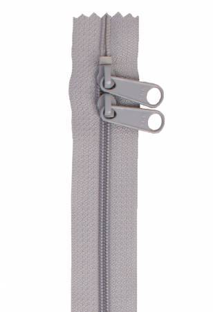 Handbag Zippers 30" Double Slide-Pewter