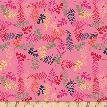 Stof Fabrics - Marble-Fronds Rose 4500-982