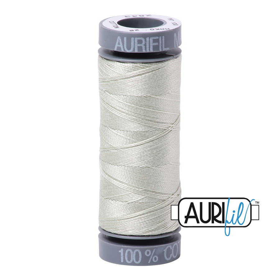 #2843 Light Grey Green Aurifil Cotton Thread