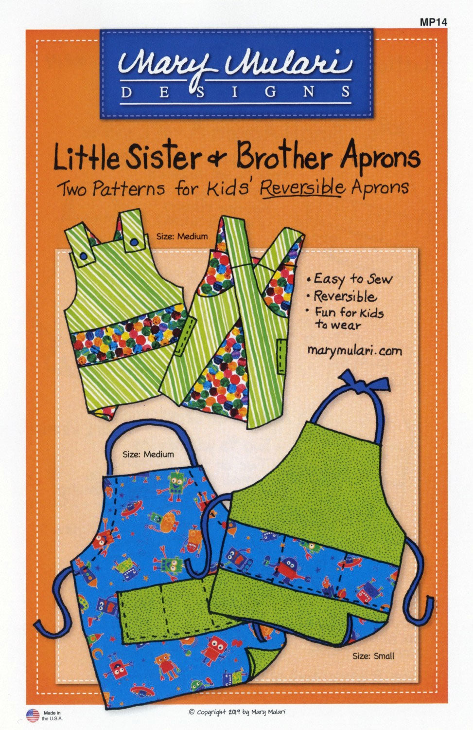 Little Sister & Brother Aprons