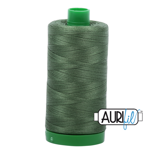 #2890 Very Dark Grass Green Aurifil Cotton Thread